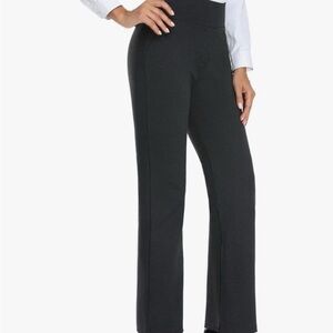 Women's Black Pull-On Flare Pants